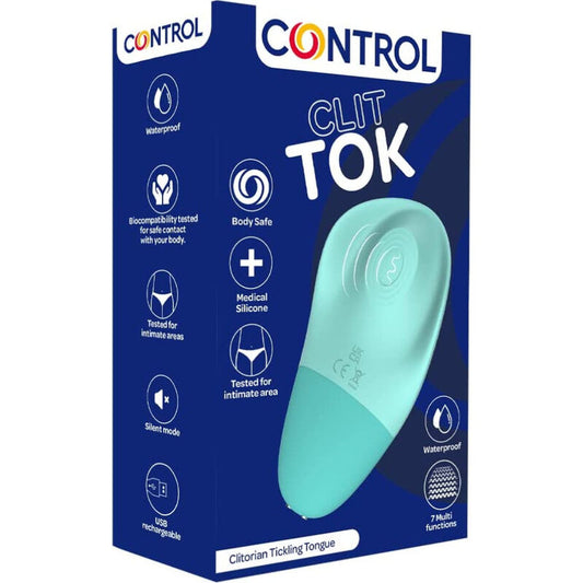 CONTROL - CLIT TOK STIMOLATORE CLITORIDEO RICARICABILE LINGUA