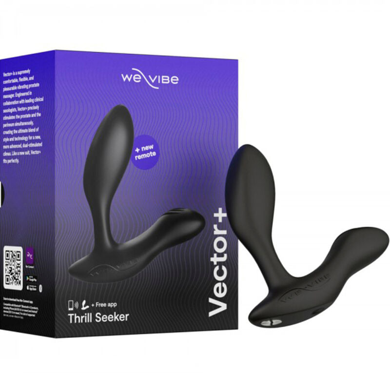 WE-VIBE - VECTOR+ SCHWARZER PROSTATAMASSAGEGERÄT