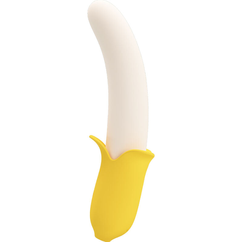 PRETTY LOVE - BANANA GEEK SUPER POWER 7 VIBRAZIONI SU E GIÙ SILICONE NERO