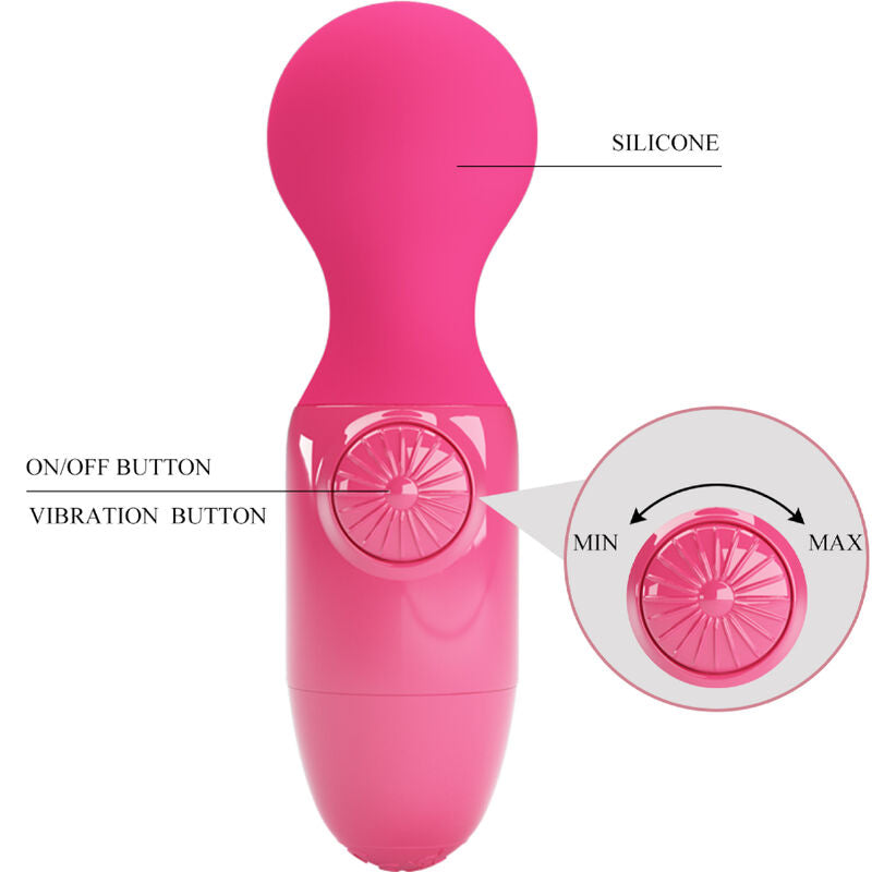 PRETTY LOVE - MAGENTA MINI-MASSAGER FÜR PERSONEN