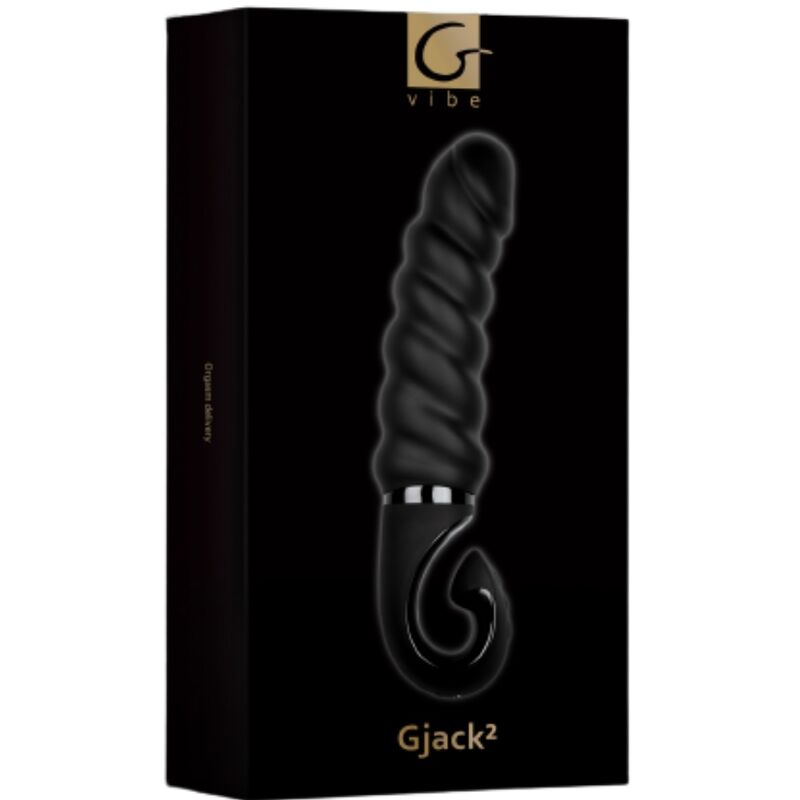 G-VIBE - G-JACK 2 - BLACK VIBRATING DILDO