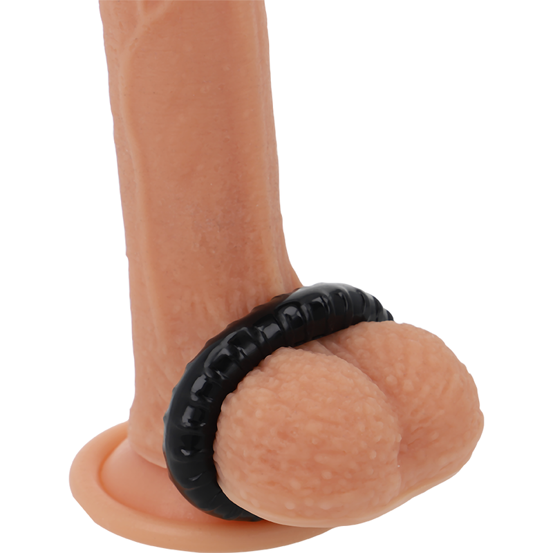 POWERING - SUPER FLEXIBLE AND RESISTANT PENIS RING 4.5CM PR07 BLACK