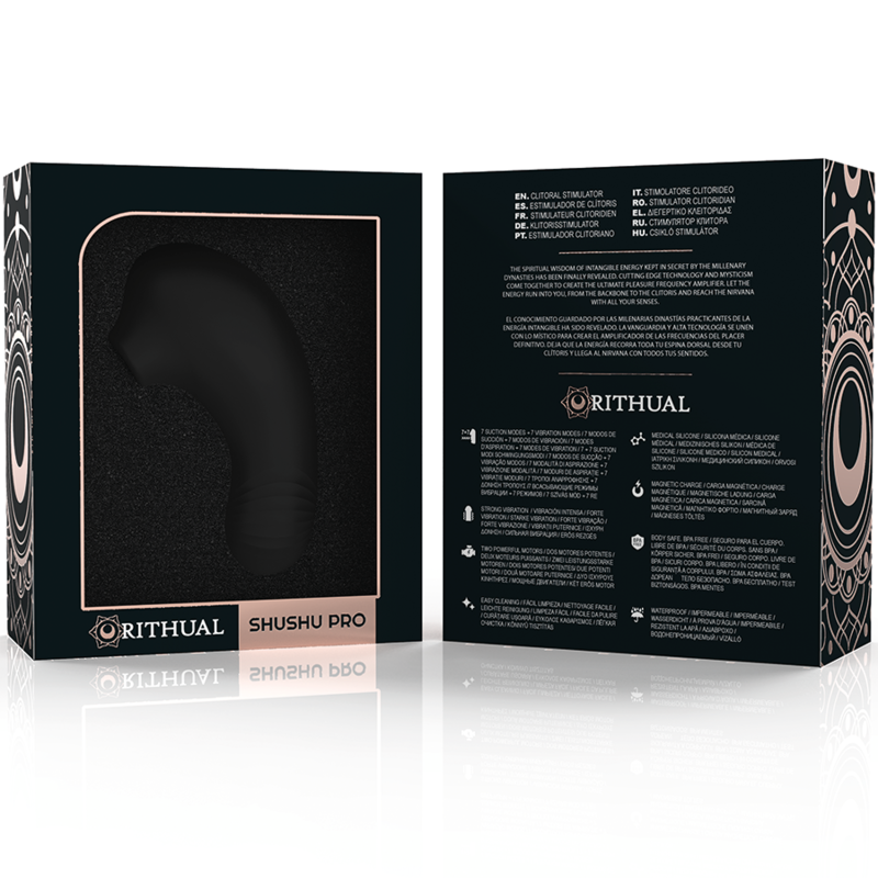 RITHUAL - SHUSHU PRO POCKET KLITORIS-STIMULATOR 2 LEISTUNGSSTARKE DÜSENMOTOREN