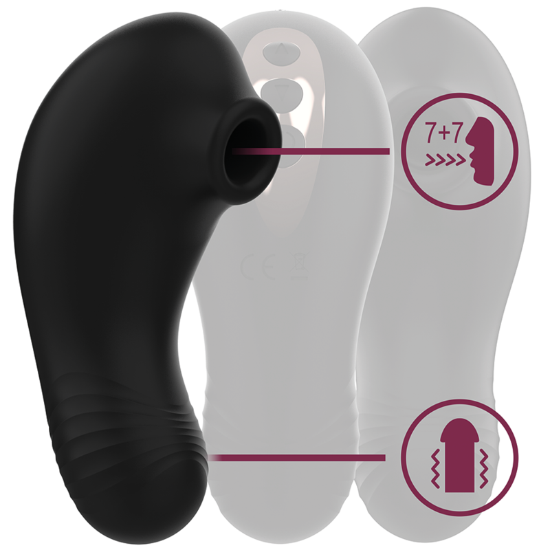 RITHUAL - SHUSHU PRO POCKET KLITORIS-STIMULATOR 2 LEISTUNGSSTARKE DÜSENMOTOREN