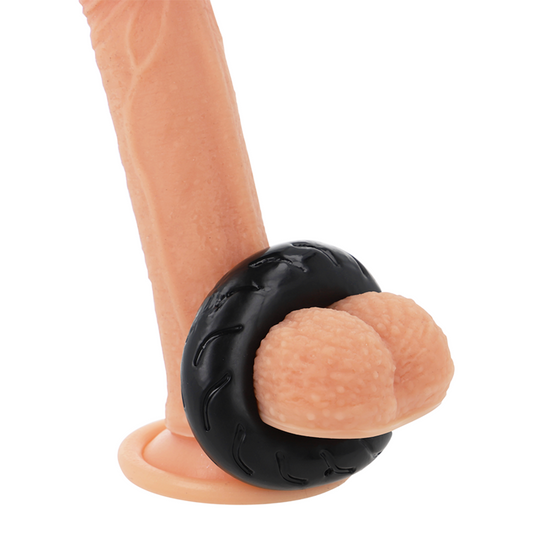 POWERING - SUPER FLEXIBLE AND RESISTANT PENIS RING 5CM PR08 BLACK