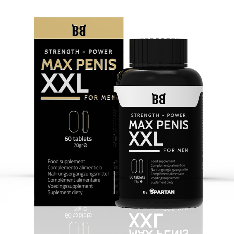 BLACK BULL - MAX PENIS XXL KRAFT + POWER FÜR MÄNNER 60 TABLETTEN