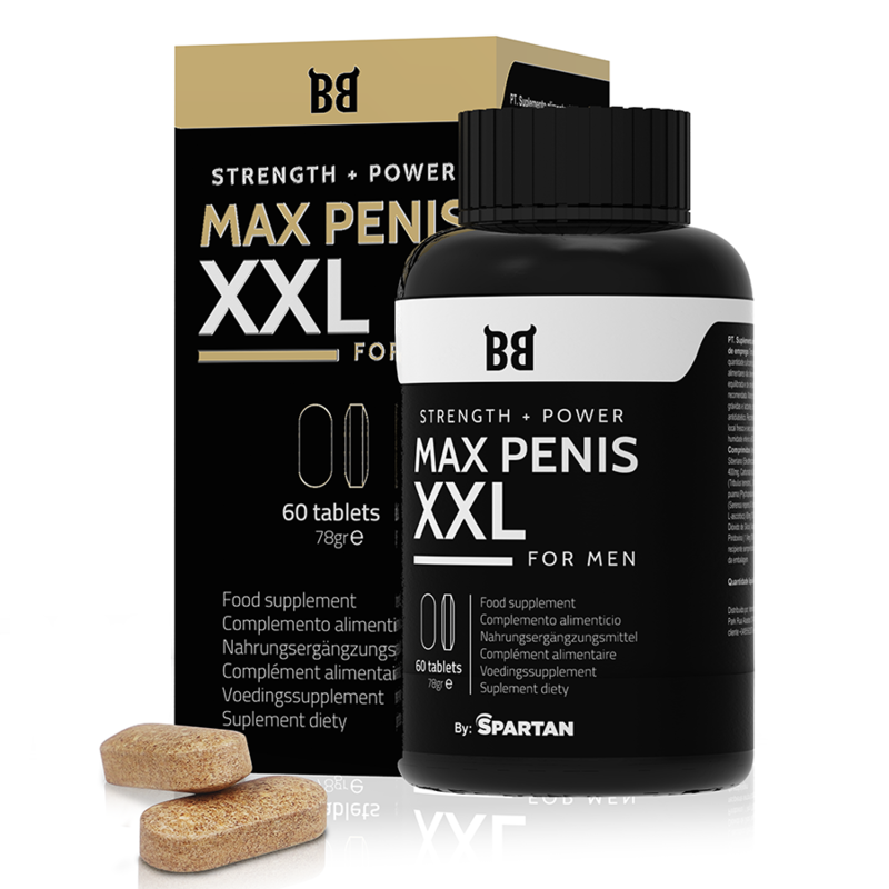 BLACK BULL - MAX PENIS XXL KRAFT + POWER FÜR MÄNNER 60 TABLETTEN