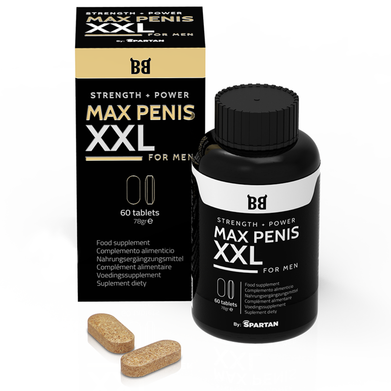 BLACK BULL - MAX PENIS XXL STRENGTH + POWER FOR MEN 60 TABLETS