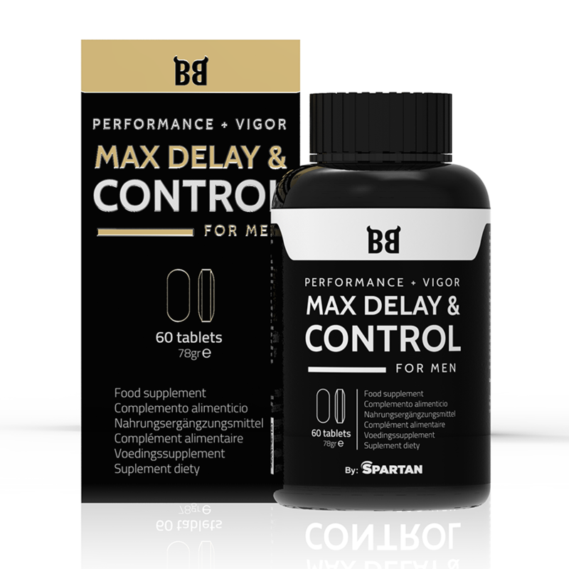 BLACK BULL - MAXIMALE DELAY &amp; CONTROL MAXIMALE LEISTUNG FÜR MÄNNER 60 KAPSELN