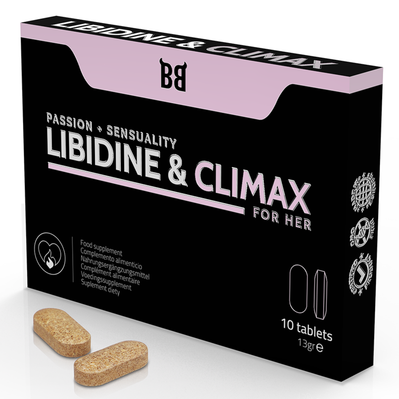 BLACK BULL - AUMENTO DELLA LIBIDINA E DEL CLIMAX L BIDO PER LE DONNE 10 CAPSULE