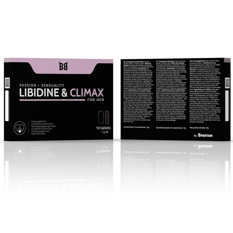 BLACK BULL - LIBIDINE & CLIMAX INCREASE L BIDO FOR WOMEN 10 CAPSULES