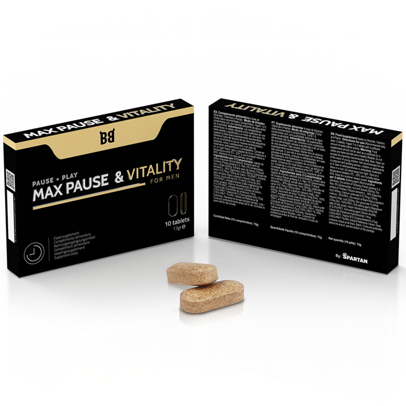 BLACK BULL - MAX PAUSE & VITALITY RETARDANT FOR MEN 10 CAPSULES