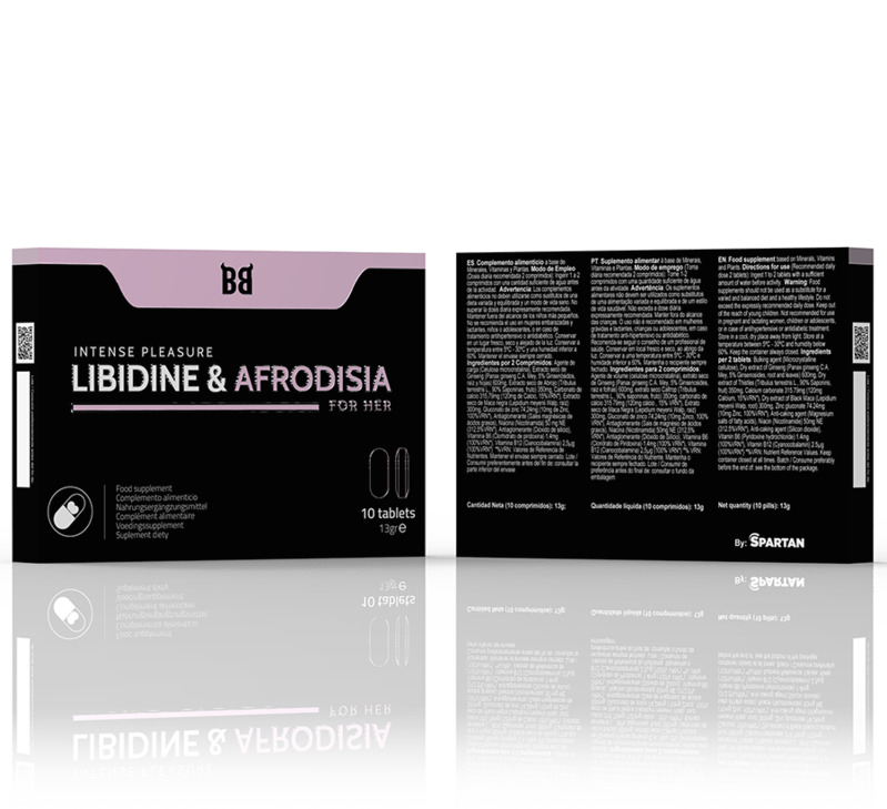 BLACK BULL - LIBIDINE &amp; AFRODISIA PIACERE INTENSO PER LEI 10 COMPRESSE