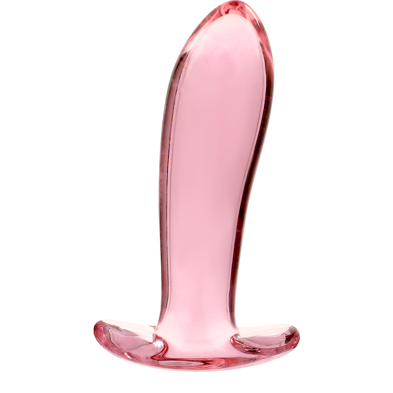 SERIE NEBULA BY IBIZA - MODELLO 5 TAPPO ANALE VETRO BOROSILICATO TRASPARENTE 12,5 CM -O- 3,5 CM