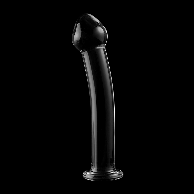 SERIE NEBULA BY IBIZA - MODELLO 11 DILDO VETRO BOROSILICATO TRASPARENTE 16 CM -O- 3 CM