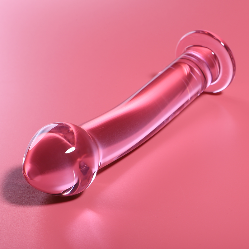 SERIE NEBULA BY IBIZA - MODELLO 11 DILDO VETRO BOROSILICATO TRASPARENTE 16 CM -O- 3 CM