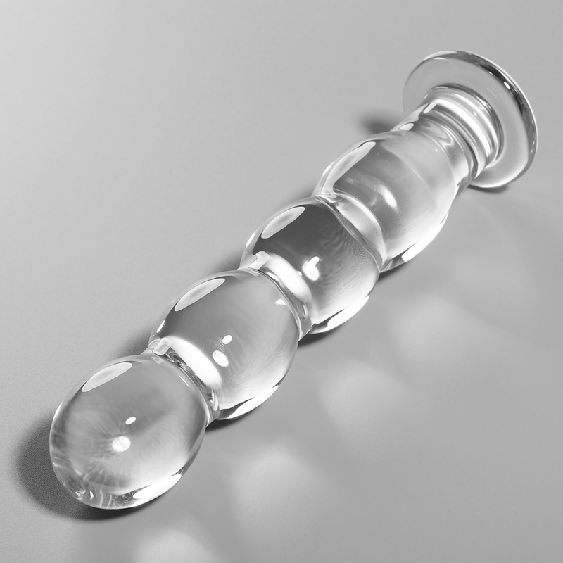 NEBULA SERIE VON IBIZA - MODELL 10 DILDO BOROSILIKATGLAS KLAR 16,5 CM -O- 3,5 CM