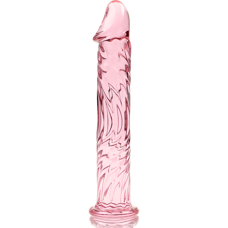 SERIE NEBULA BY IBIZA - MODELLO 12 DILDO VETRO BOROSILICATO TRASPARENTE 17 CM -O- 3,5 CM