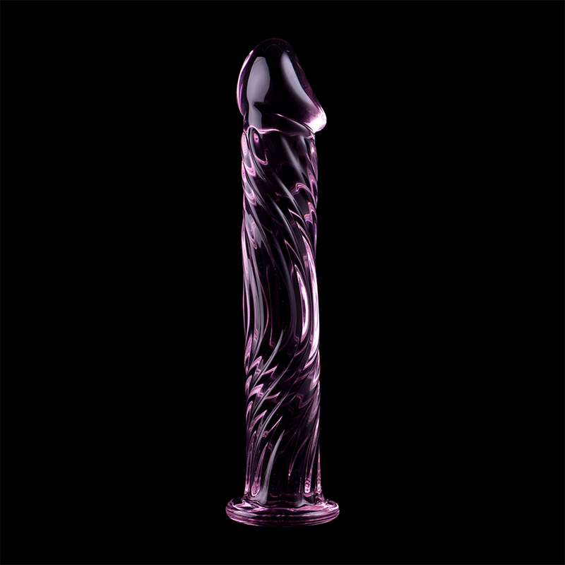 SERIE NEBULA BY IBIZA - MODELLO 12 DILDO VETRO BOROSILICATO TRASPARENTE 17 CM -O- 3,5 CM