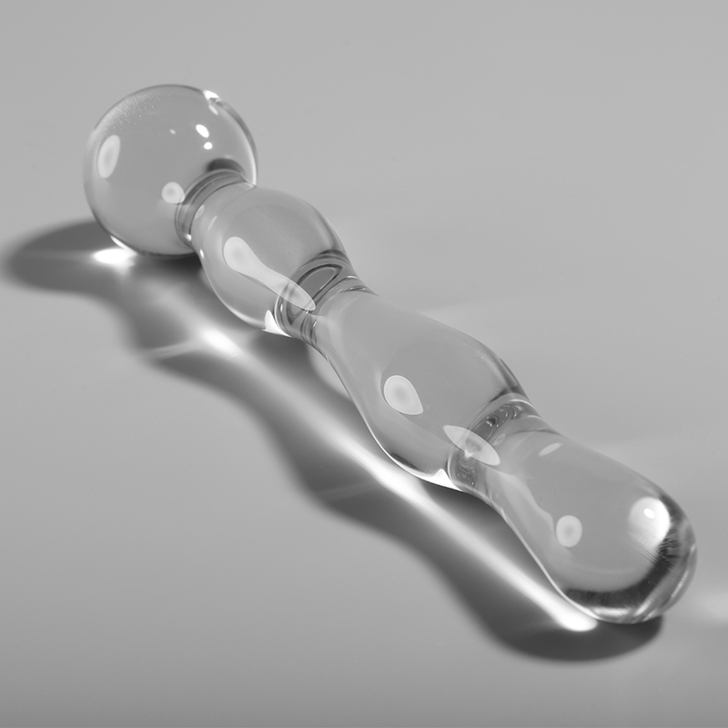 SERIE NEBULA BY IBIZA - MODELLO 13 DILDO VETRO BOROSILICATO TRASPARENTE 18 CM -O- 3,5 CM