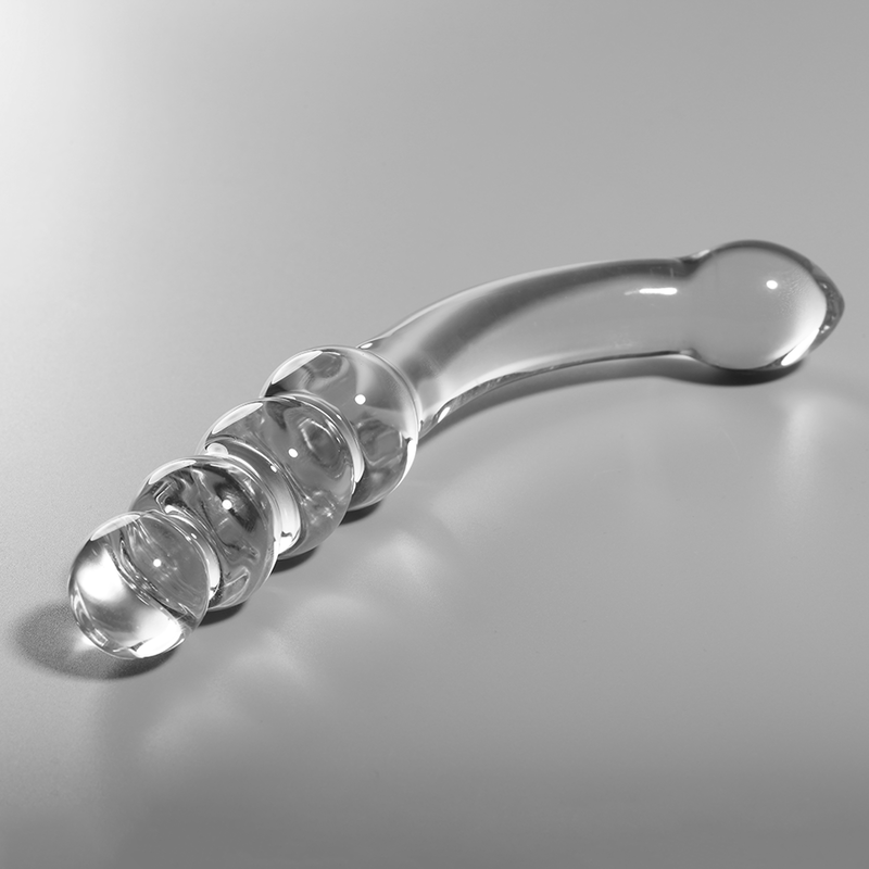 NEBULA SERIE VON IBIZA - MODELL 14 DILDO BOROSILIKATGLAS KLAR 18,5 CM -O- 3 CM