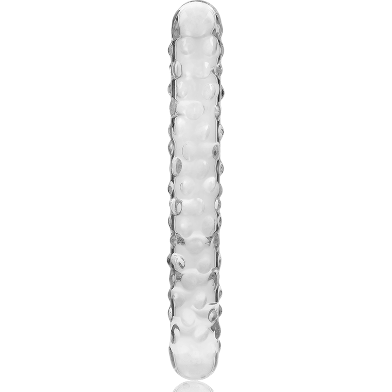 NEBULA SERIES BY IBIZA - MODEL 15 DILDO BOROSILICATE GLASS CLEAR 18.5 CM -O- 3 CM