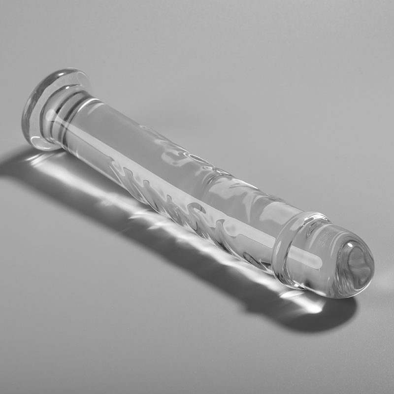 SERIE NEBULA BY IBIZA - MODELLO 16 DILDO VETRO BOROSILICATO TRASPARENTE 18,5 CM -O- 3 CM