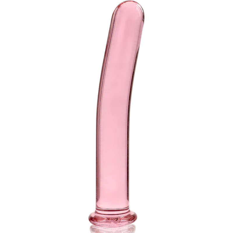 NEBULA SERIES BY IBIZA - MODEL 17 DILDO BOROSILICATE GLASS CLEAR 18.5 CM -O- 3 CM