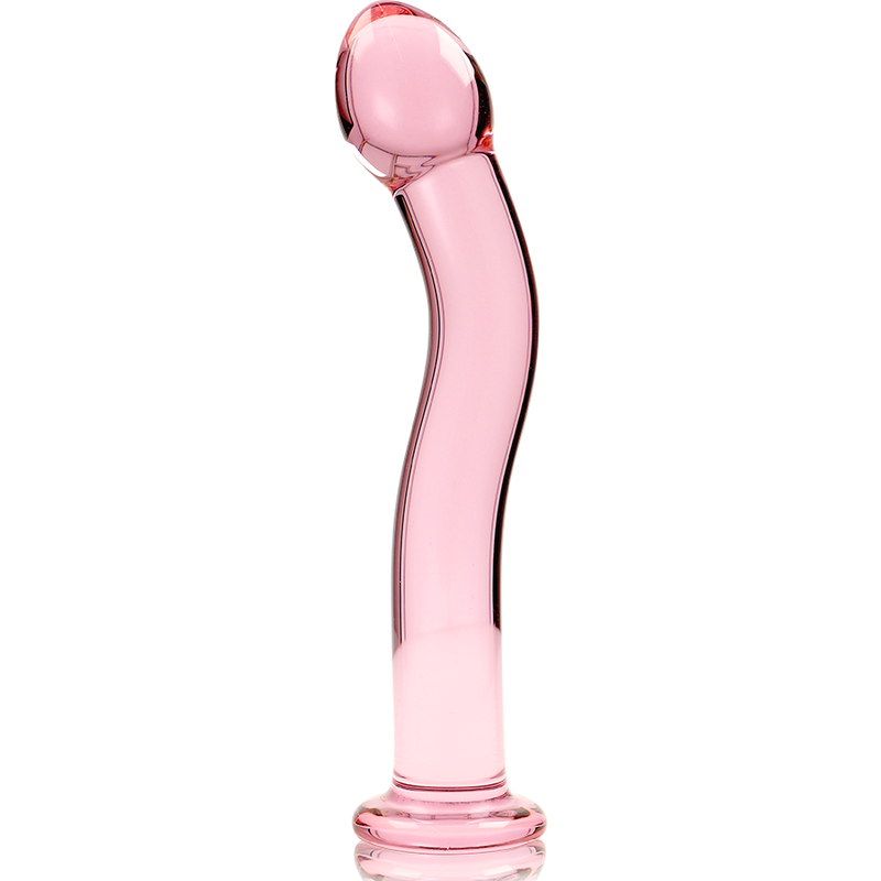 NEBULA SERIES BY IBIZA - MODEL 18 DILDO BOROSILICATE GLASS CLEAR 18.5 CM -O- 3.5 CM