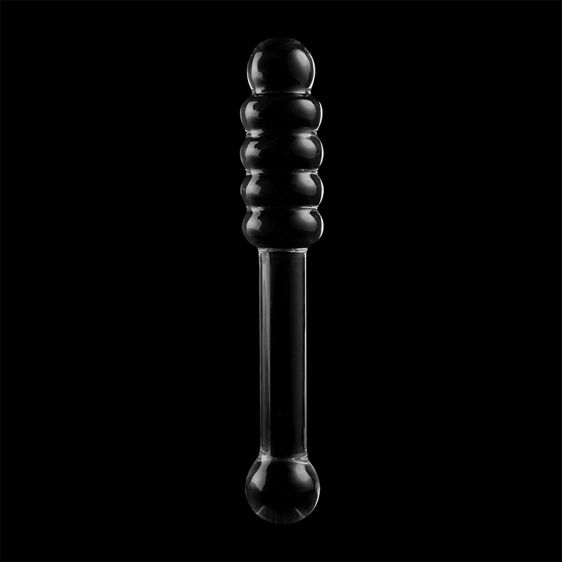 SERIE NEBULA BY IBIZA - MODELLO 20 DILDO VETRO BOROSILICATO TRASPARENTE 20,5 CM -O- 3 CM