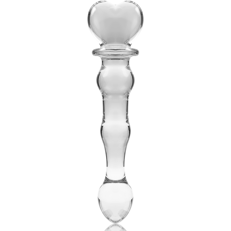 SERIE NEBULA BY IBIZA - MODELLO 21 DILDO VETRO BOROSILICATO TRASPARENTE 20,5 CM -O- 3,5 CM