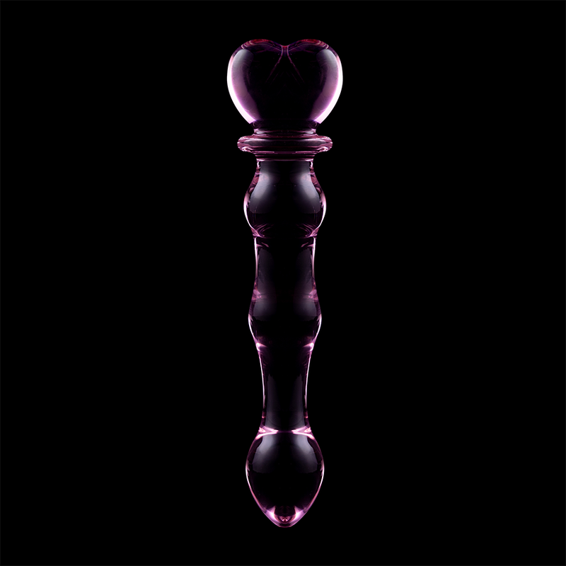 SERIE NEBULA BY IBIZA - MODELLO 21 DILDO VETRO BOROSILICATO TRASPARENTE 20,5 CM -O- 3,5 CM