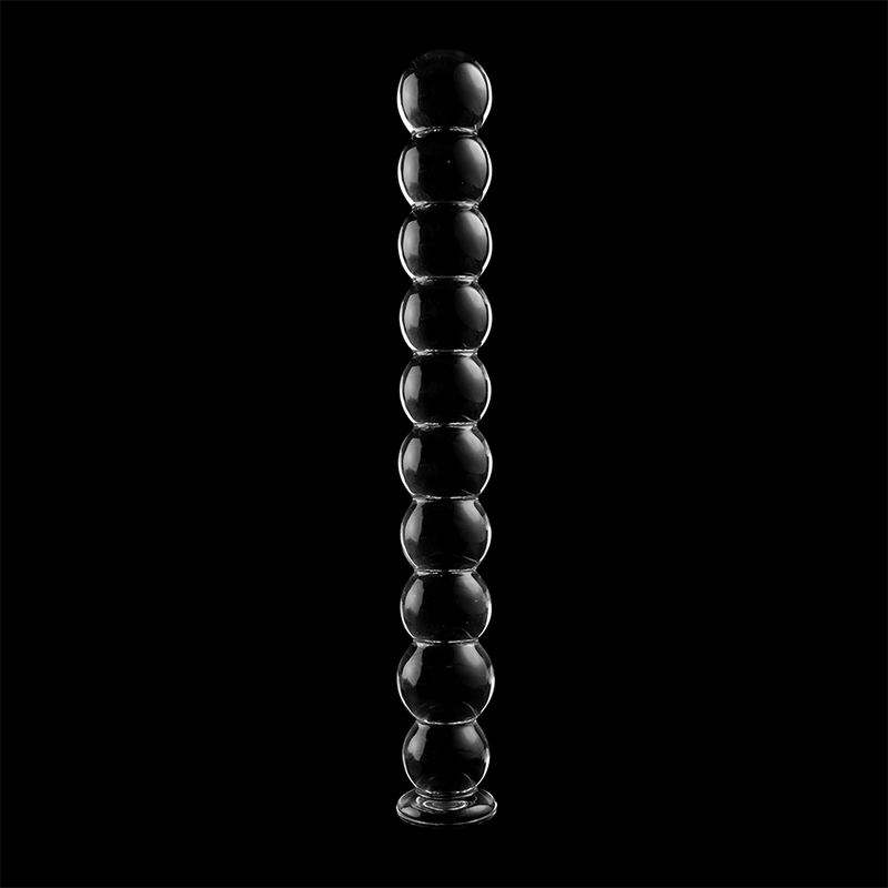 SERIE NEBULA BY IBIZA - MODELLO 22 DILDO VETRO BOROSILICATO TRASPARENTE 21,5 CM -O- 2,5 CM