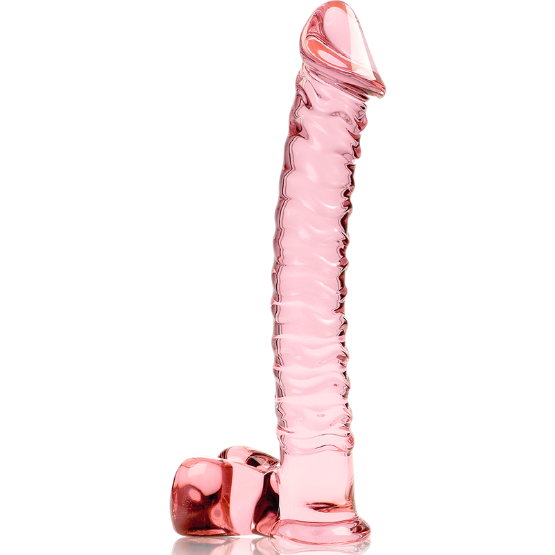 SERIE NEBULA BY IBIZA - MODELLO 23 DILDO VETRO BOROSILICATO TRASPARENTE 21,5 CM -O- 4 CM