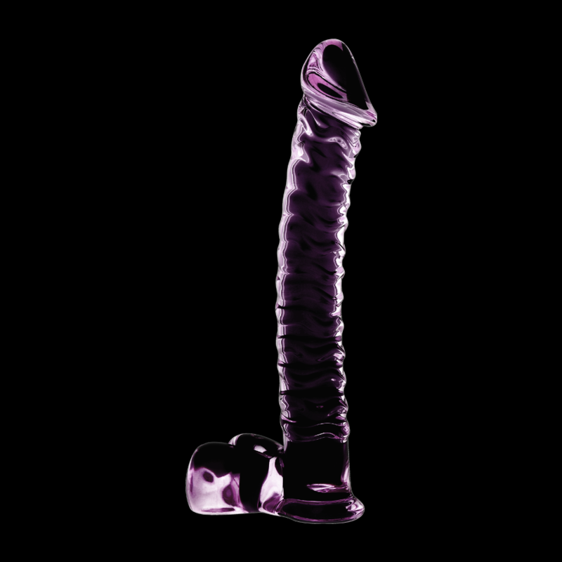 NEBULA SERIE VON IBIZA - MODELL 23 DILDO BOROSILIKATGLAS KLAR 21,5 CM -O- 4 CM