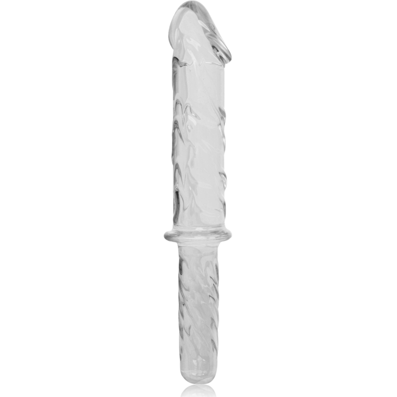 NEBULA SERIE VON IBIZA - MODELL 24 DILDO BOROSILIKATGLAS KLAR 28,5 CM -O- 5 CM