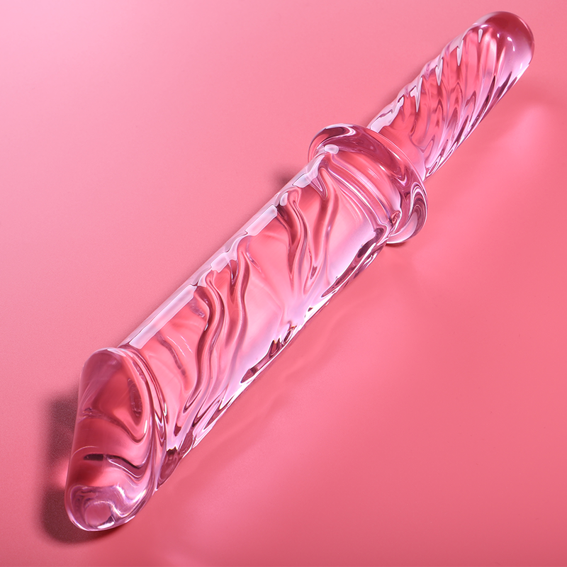 NEBULA SERIE VON IBIZA - MODELL 24 DILDO BOROSILIKATGLAS KLAR 28,5 CM -O- 5 CM