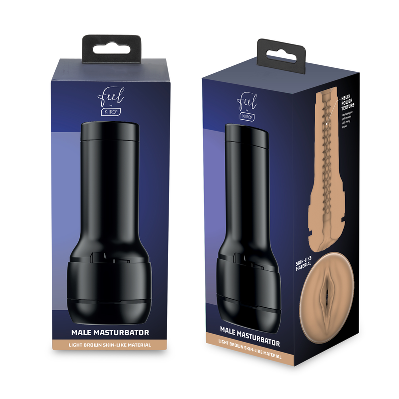 KIIROO - FEEL STROKER MASTURBATORE STIMOLATORE - MARRONE CHIARO 