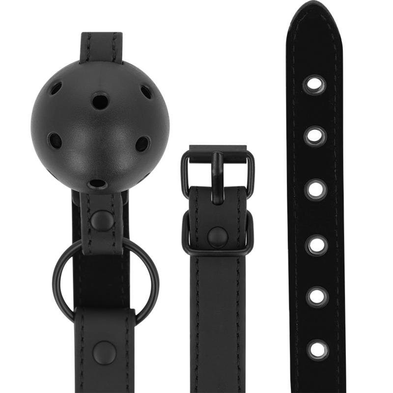 INTENSE - FETISCH BALLGAG AUS VEGANEM LEDER