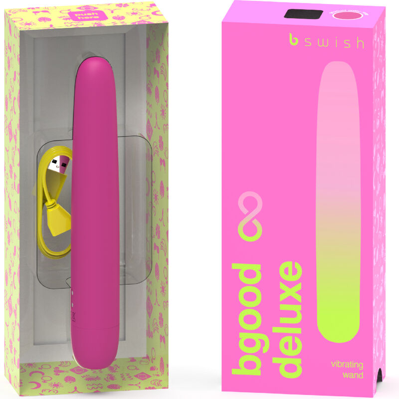 B SWISH - BGOOD INFINITE DELUXE VIBRATORE RICARICABILE SILICONE ROSA