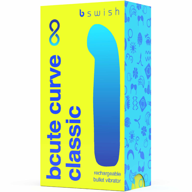 B SWISH - BCUTE CURVE INFINITE CLASSIC VIBRATORE SILICONE RICARICABILE GIALLO