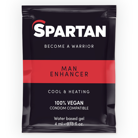 SPARTAN - Potenzsteigerungsgel für Männer mit Heiß-Kalt-Effekt, 100 % VEGAN, 4 ml