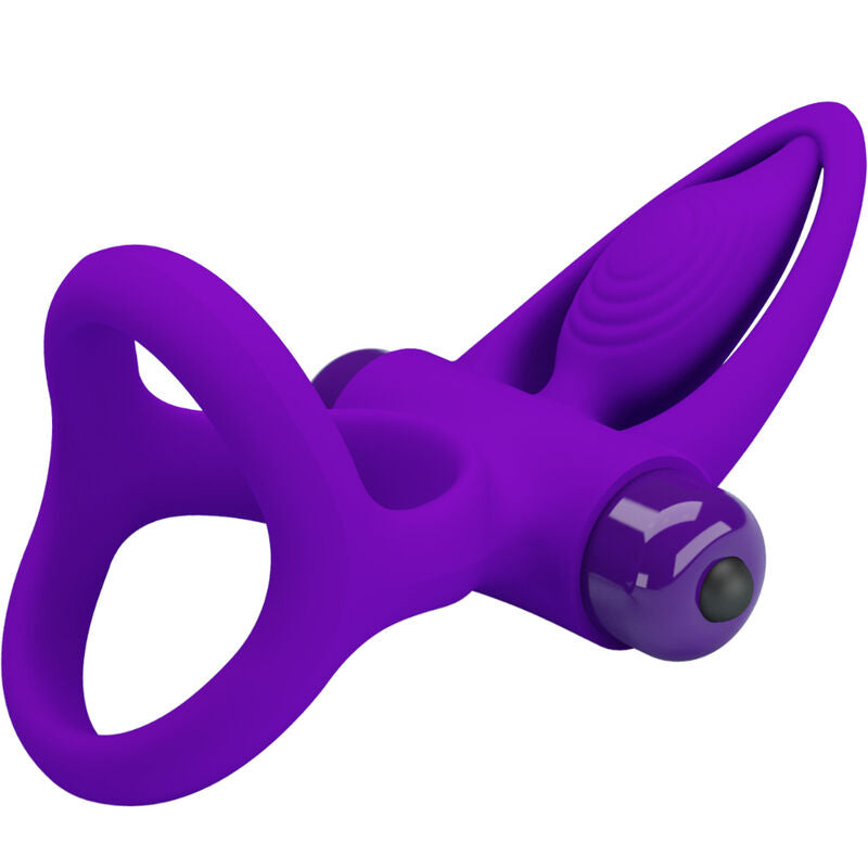 PRETTY LOVE - VIBRATORRING 10 VIBRATIONEN VIOLETT SILIKON