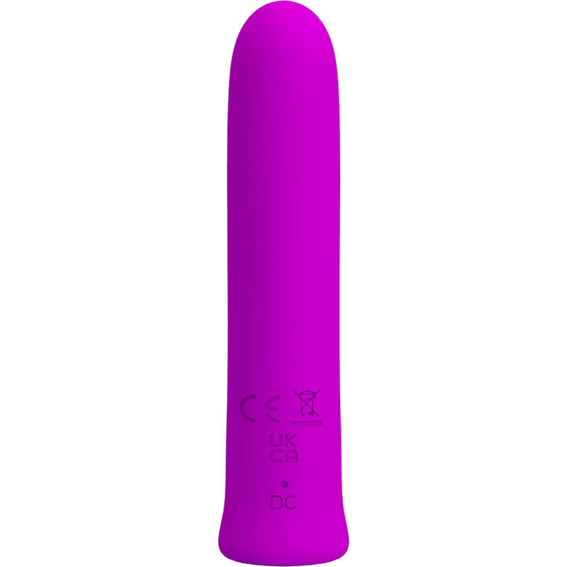 PRETTY LOVE - CURTIS MINI SUPER POWER VIBRATOR 12 VIOLETT-SILIKON-VIBRATIONEN