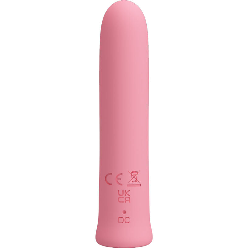 PRETTY LOVE - CURTIS MINI SUPER POWER VIBRATORE 12 VIBRAZIONI IN SILICONE ROSA