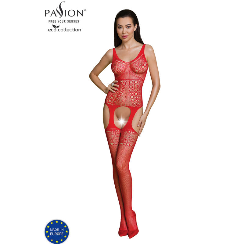 PASSION - ECO COLLECTION BODYSTOCKING ECO BS010 SCHWARZ