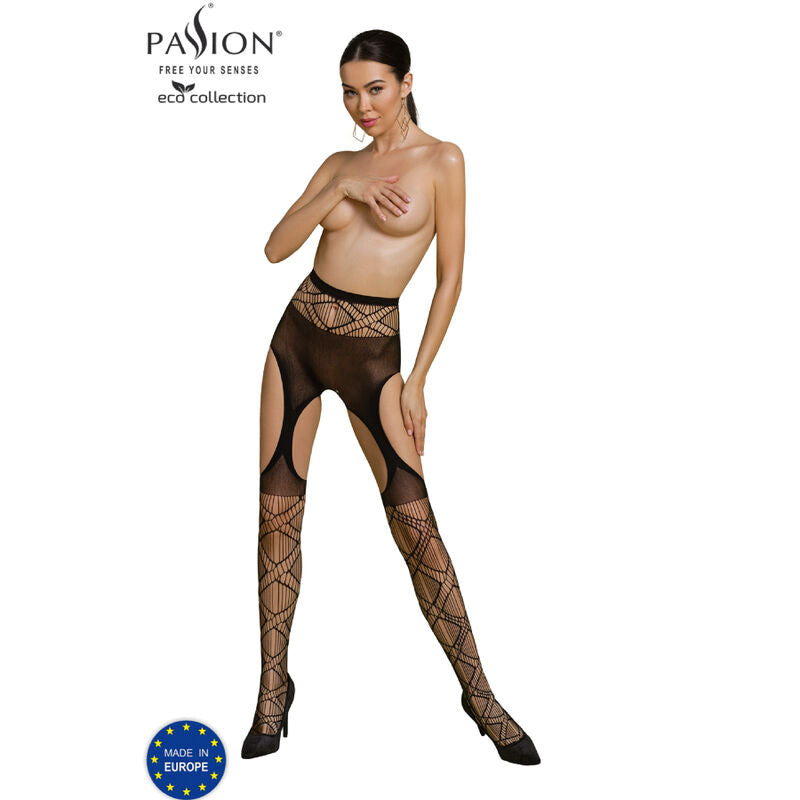 PASSION - ECO COLLECTION BODYSTOCKING ECO S005 NERO