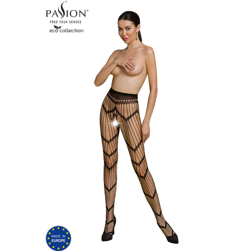 PASSION - ECO COLLECTION BODYSTOCKING ECO S006 NERO