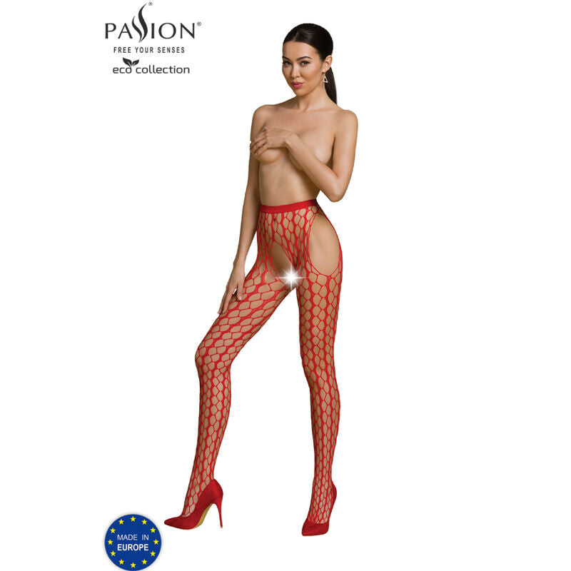 PASSION - ECO COLLECTION BODYSTOCKING ECO S007 NERO