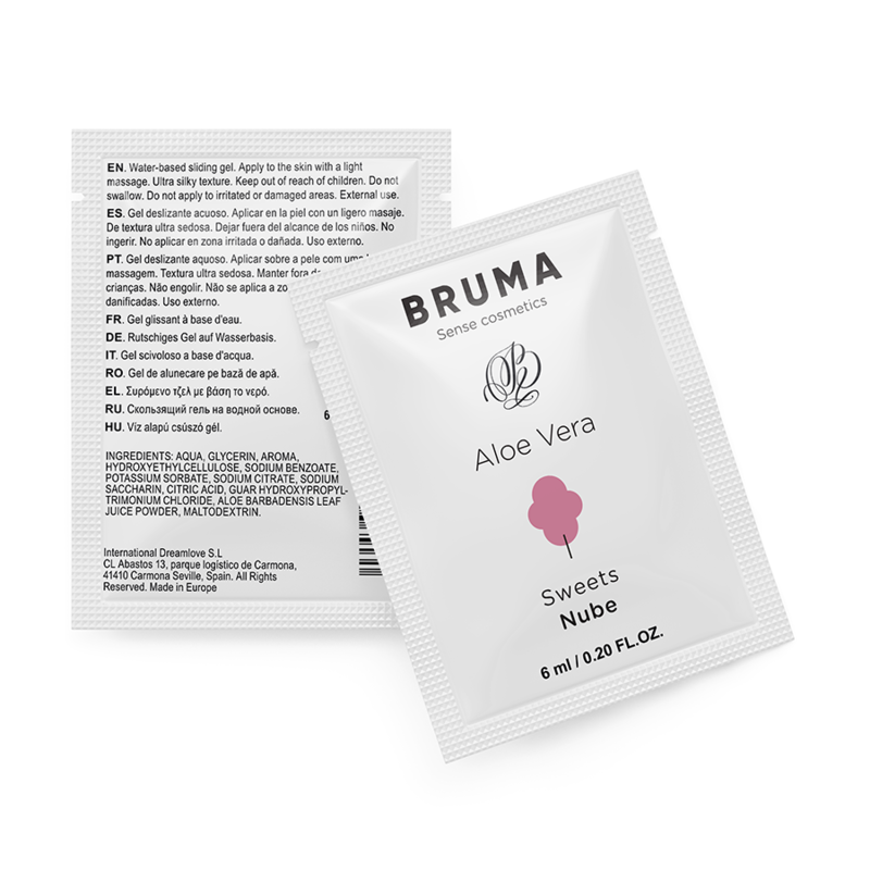 BRUMA - ALOE VERA GLEITGEL SÜSSIGKEITENGESCHMACK 6 ML